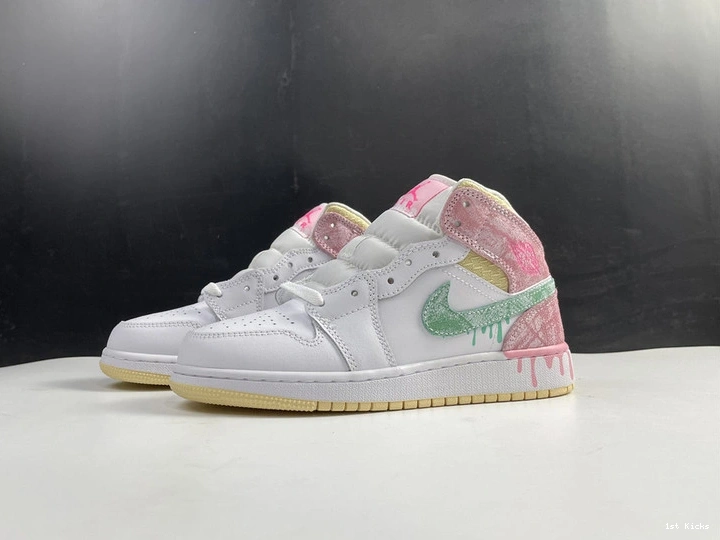 Paint DD1666-100 Drip (GS) Jordan 1 - Mid 0427